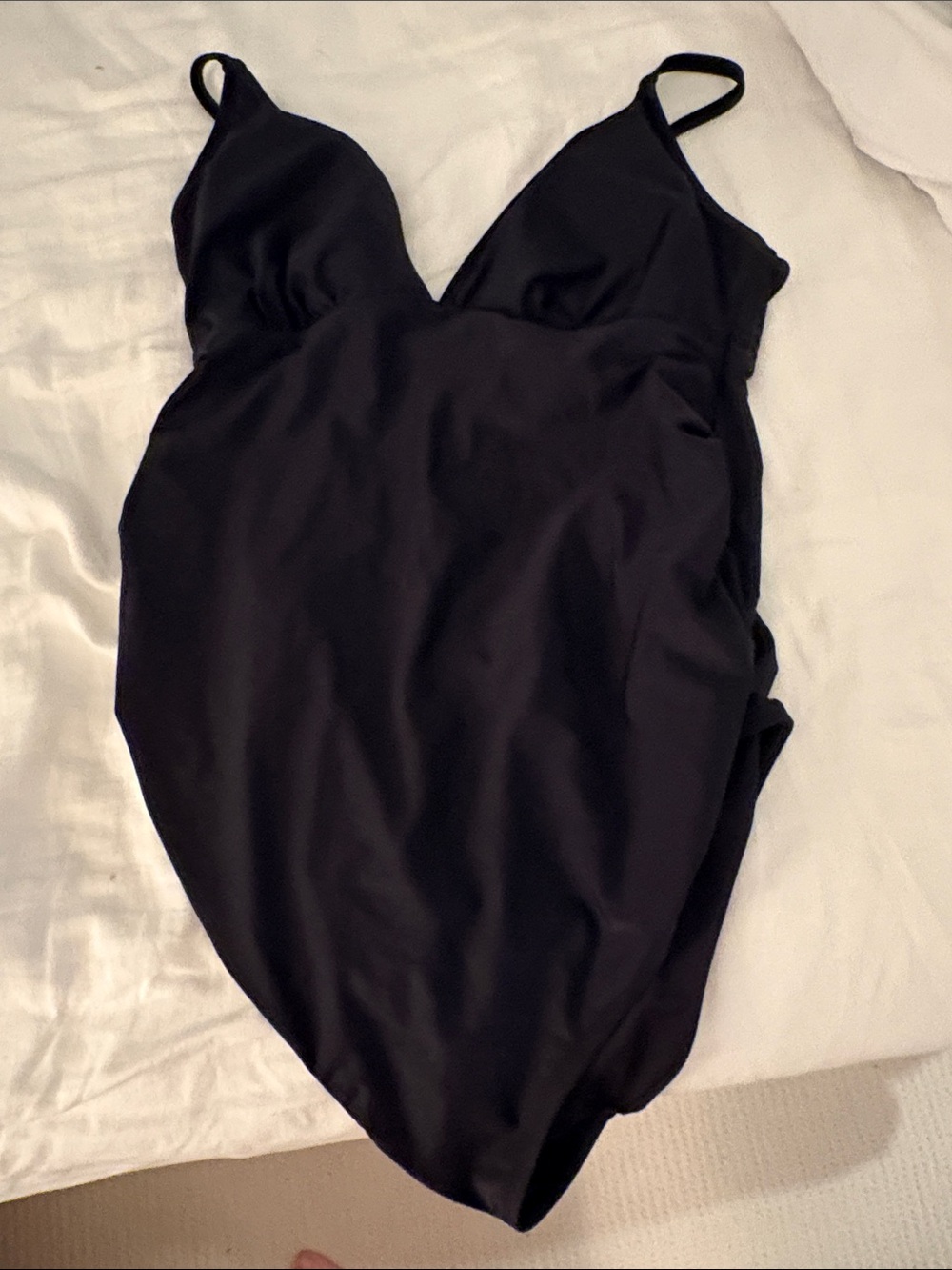 Cupshe maternity Black One-Piece Swimsuit